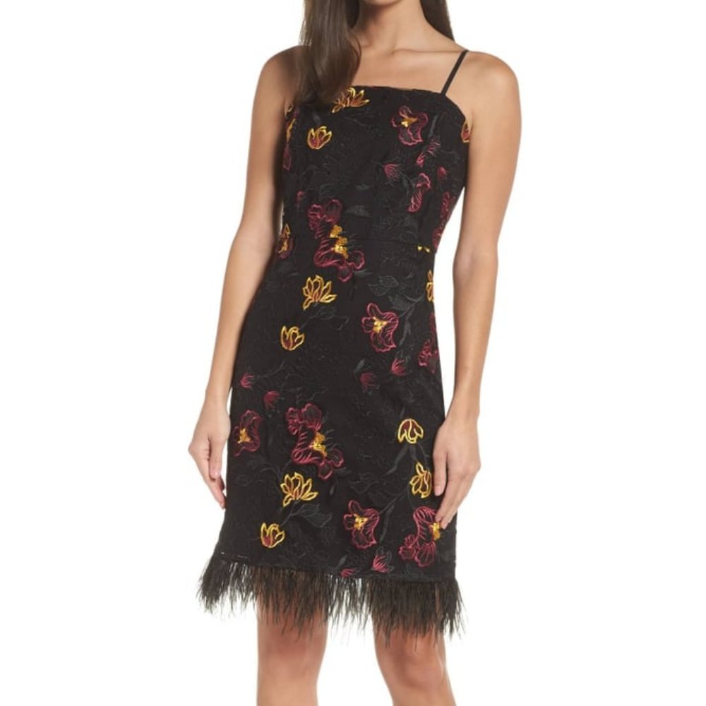Sam Edelman Chintz Lace Mesh Dress - Picture 1 of 8